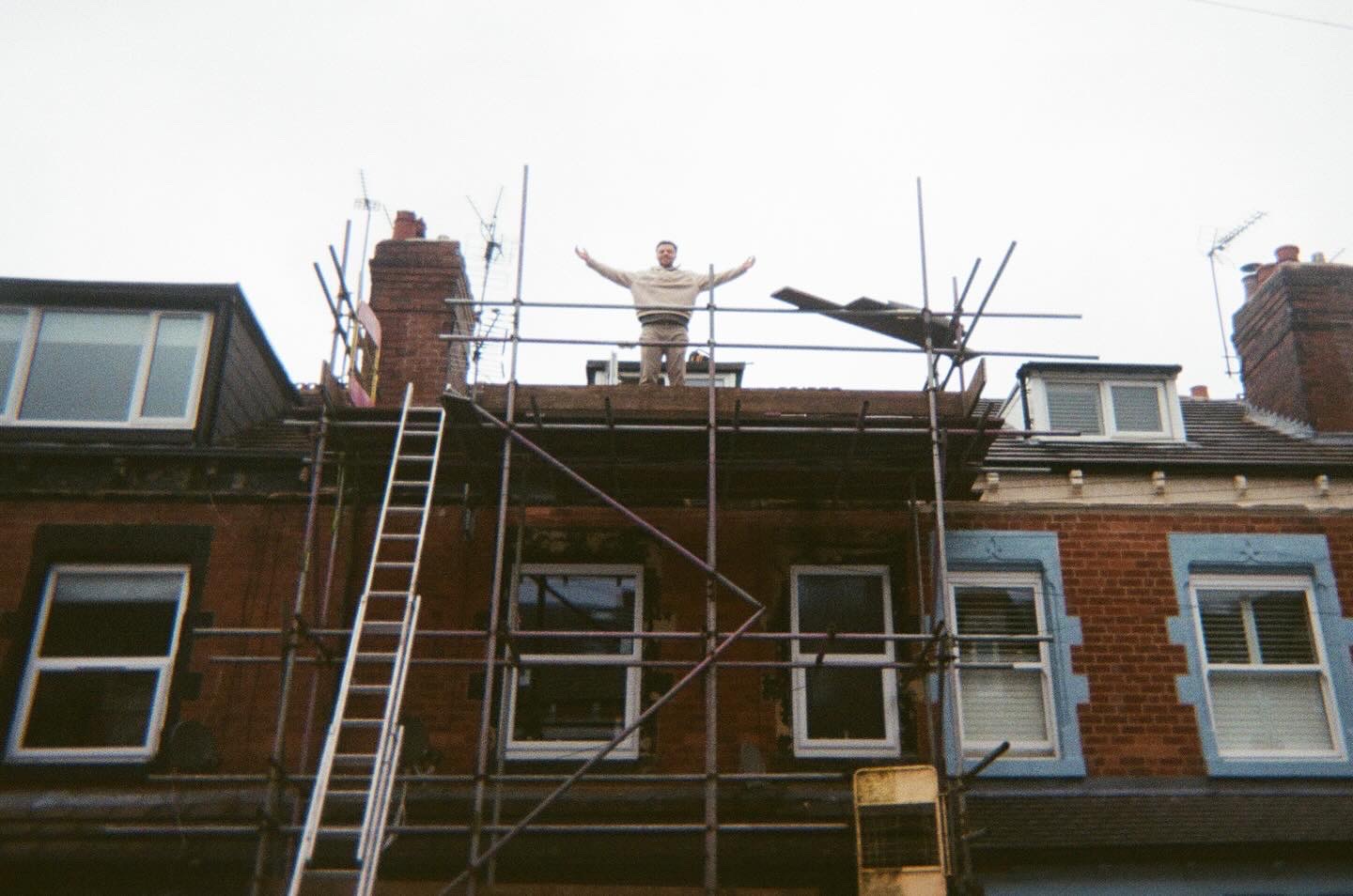 George Burns on site at an Evolve property investment refurbishment